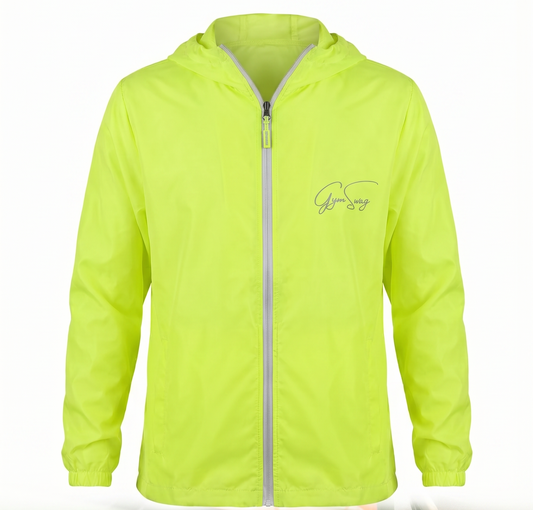 Lime ultra running jacket