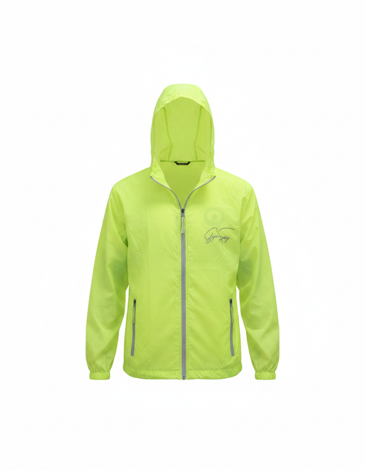 Lime ultra running jacket
