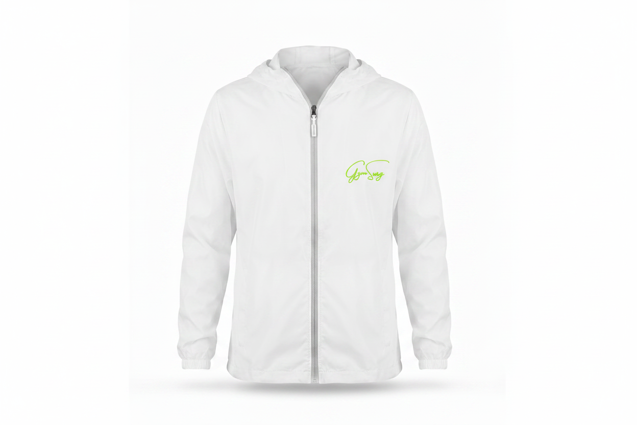 White Ultra running jacket