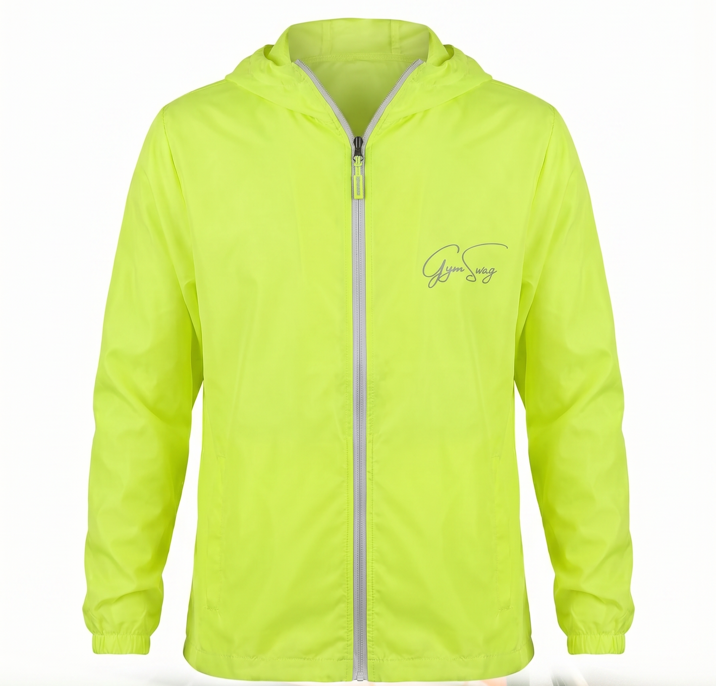 Lime ultra running jacket