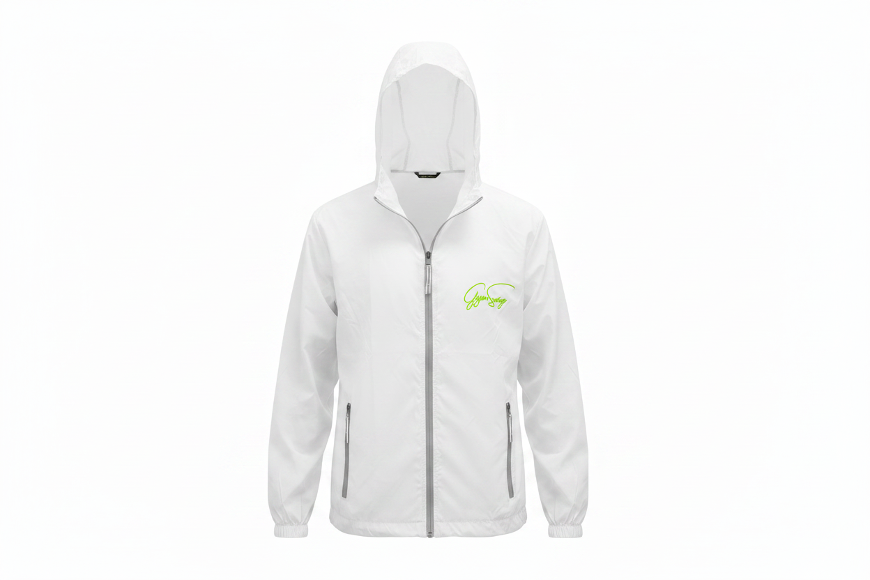 White Ultra running jacket